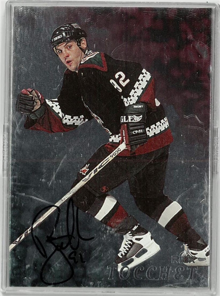 Rick Tocchet Autographed 1998 Be a Player