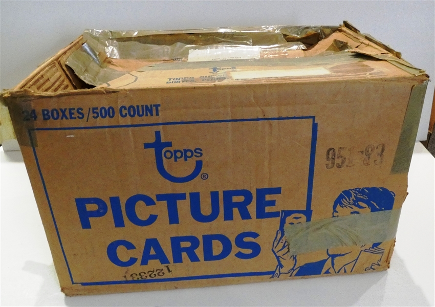 1983 Topps Baseball Vending Near Case Sorted by Card