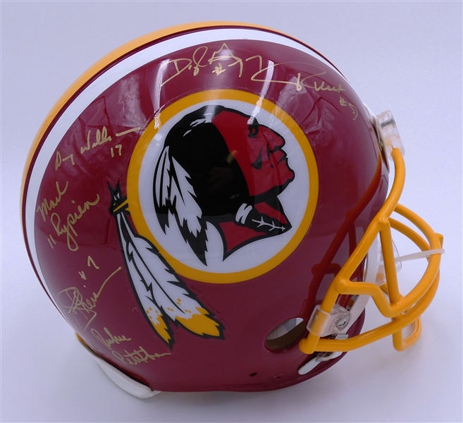 Washington Redskins Greats Autographed Full Size Authentic Helmet