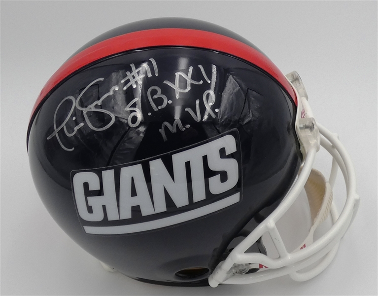 Phil Simms Autographed Giants Full Size Authentic Helmet