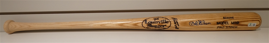 Bob Gibson Autographed Bat