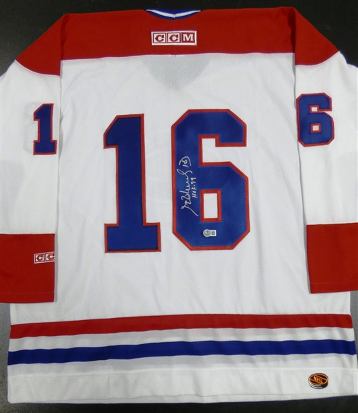 Henri Richard Autographed Canadiens Jersey