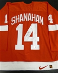 Brendan Shanahan Autographed Nike Red Wings Authentic Jersey