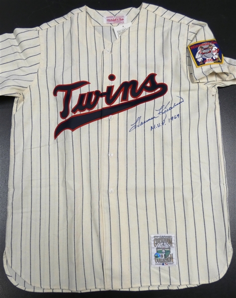 Harmon Killebrew Autographed Twins Mitchell & Ness Authentic Jersey