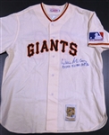 Willie McCovey Autographed Giants Mitchell & Ness Authentic Jersey