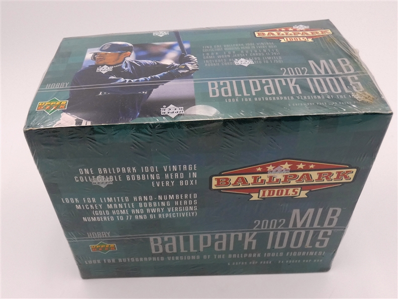 2002 Upper Deck Ballpark Idols Box with Bobblehead