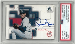 Mariano Rivera 1999 Upper Deck SP Signature Edition Auto Graded PSA 8 Auto 10