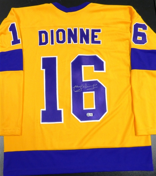 Marcel Dionne Autographed Kings Jersey