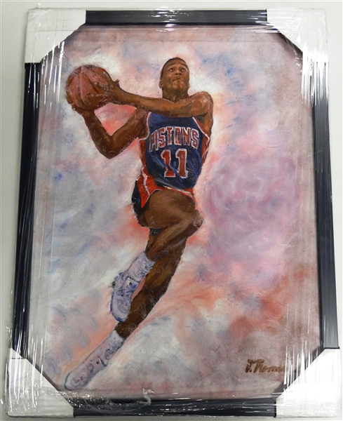 Isiah Thomas 20x25 Custom Painting