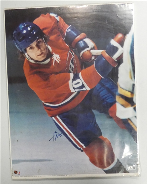 Guy Lafleur Autographed 18x24 Poster