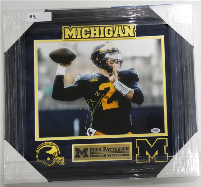 Shea Patterson Autographed Framed 11x14