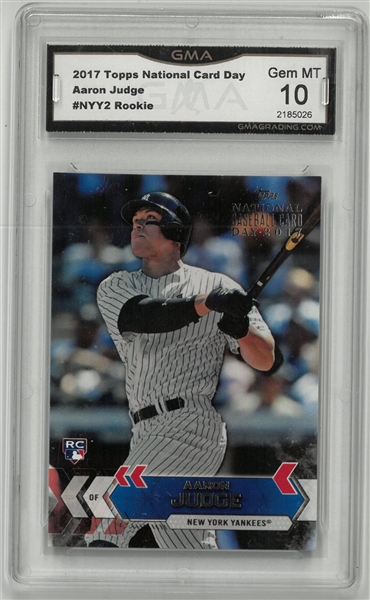 Aaron Judge 2017 Topps Natl Card Day Rookie Card