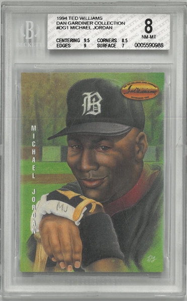 Michael Jordan 1994 Ted Williams BGS 8