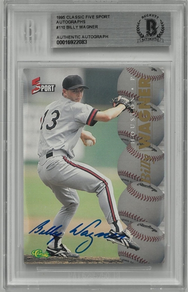 Billy Wagner Autographed 1995 Classic