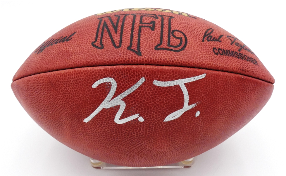 Kayvon Thibodeaux Autographed Football