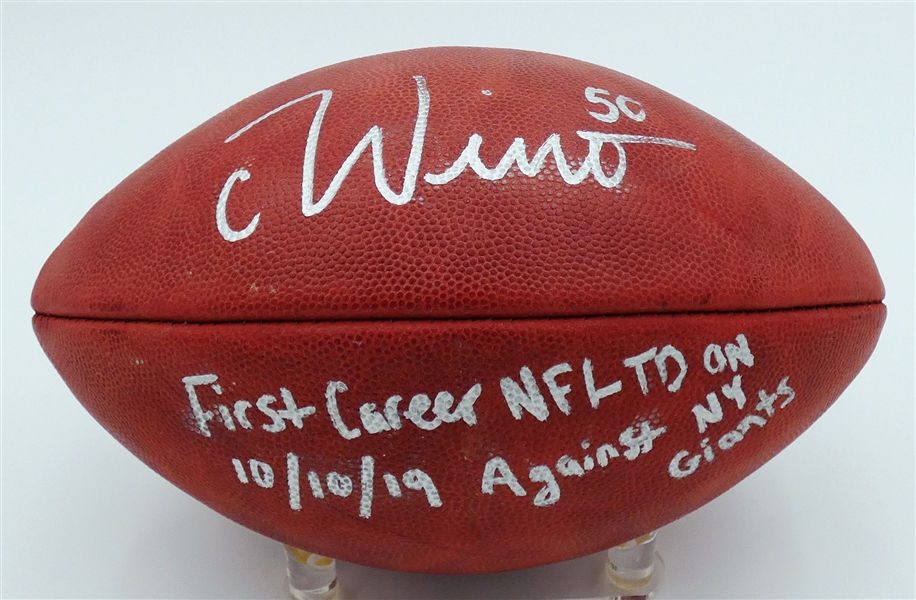 Chase Winovich Autographed Football