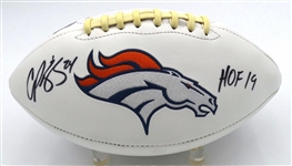 Champ Bailey Autographed Broncos Football