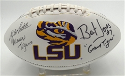 Y.A. Tittle & Bert Jones Autographed LSU Football