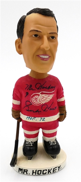 Gordie Howe Autographed Bobblehead