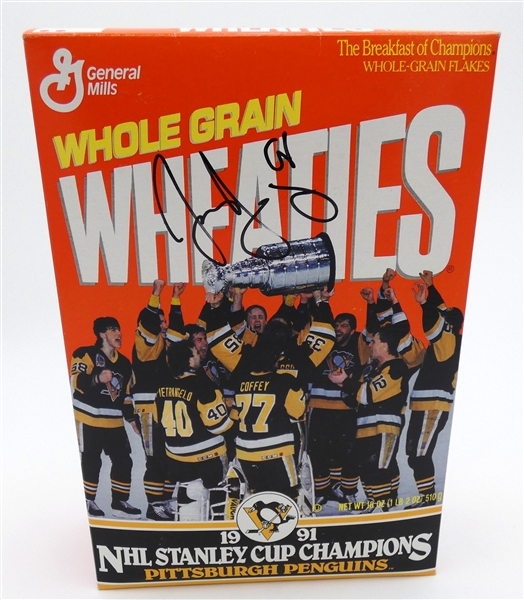 Jaromir Jagr Autographed Wheaties Box