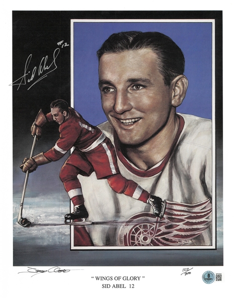 Sid Abel Autographed 11x14