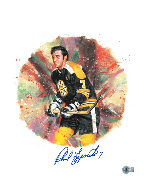 Phil Esposito Autographed 11x14