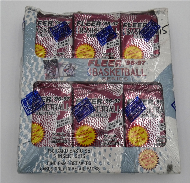 1996/97 Fleer Basketball Series 1 Retail Box