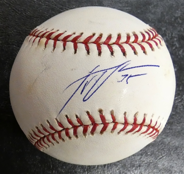 Justin Verlander Autographed Baseball