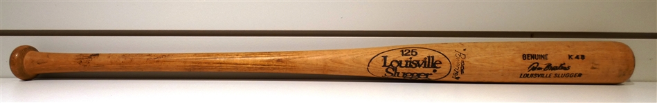 Tom Brookens Game Used Louisville Slugger Bat