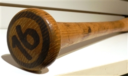 Tom Brookens Game Used Louisville Slugger Bat
