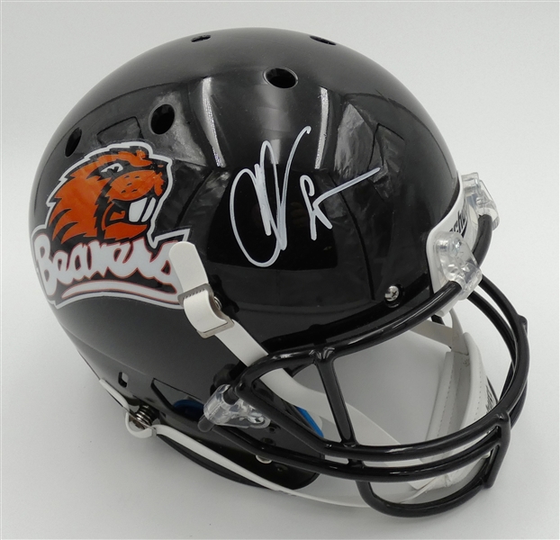 Chad Johnson Autographed Oregon State Full Size Replica Helmet