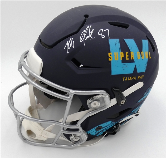 Rob Gronkowski Autographed Super Bowl SpeedFlex Full Size Helmet