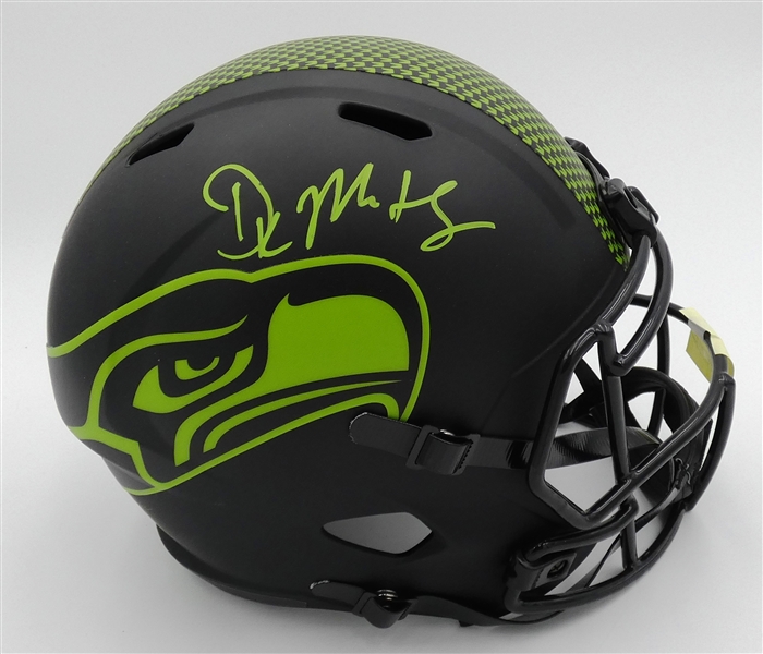 D.K. Metcalf Autographed Seahawks Full Size Replica Helmet