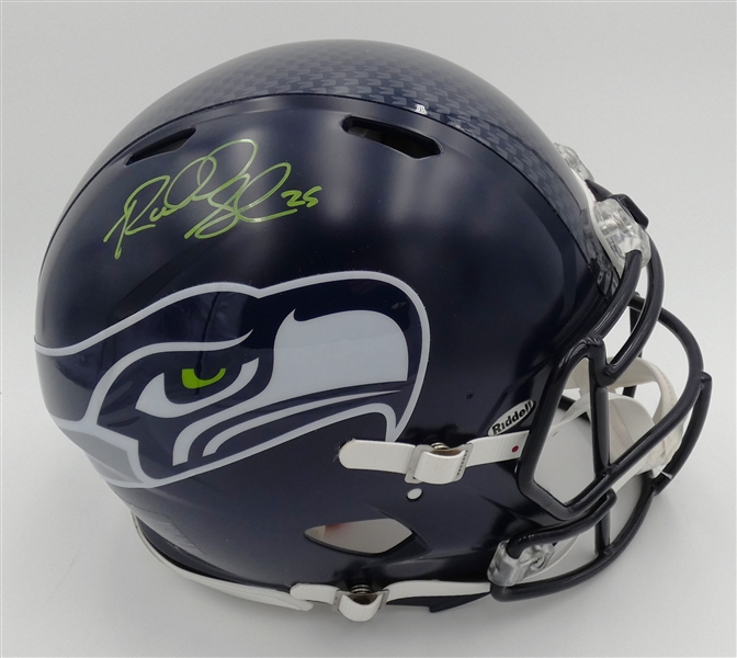 Richard Sherman Autographed Seahawks Full Size Replica Helmet