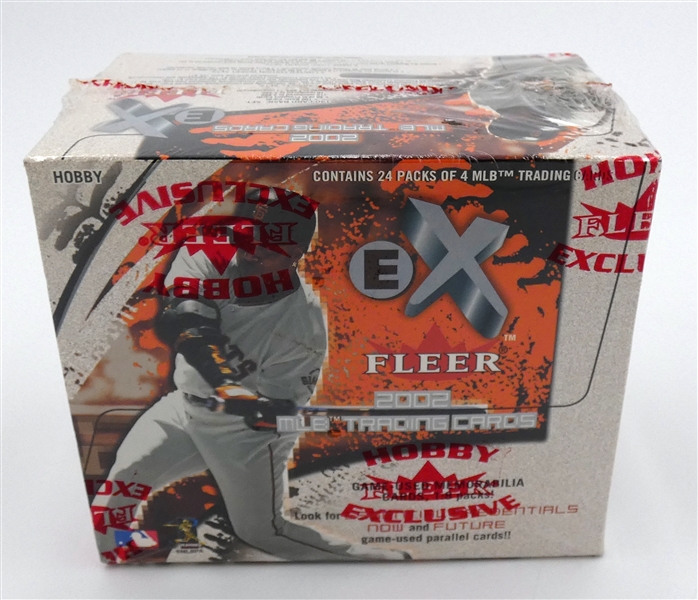 2002 Fleer Exclusive EX Baseball Hobby Wax Box