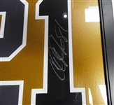 Calvin Johnson Autographed Jersey Number Framed Display