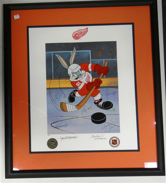 Russian Five Autographed 16x20 Looney Toons (Pick up only)