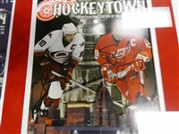 Red Wings Autographed Stanley Cup Programs Framed Collage (Pick up only)
