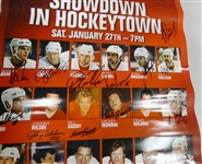 Showdown in Hockeytown Autographed 18x24 Poster