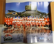 2009 Red Wings Winter Classic Team Signed 20x24