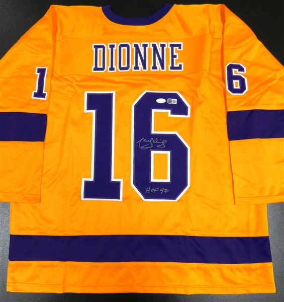 Marcel Dionne Autographed Custom Jersey