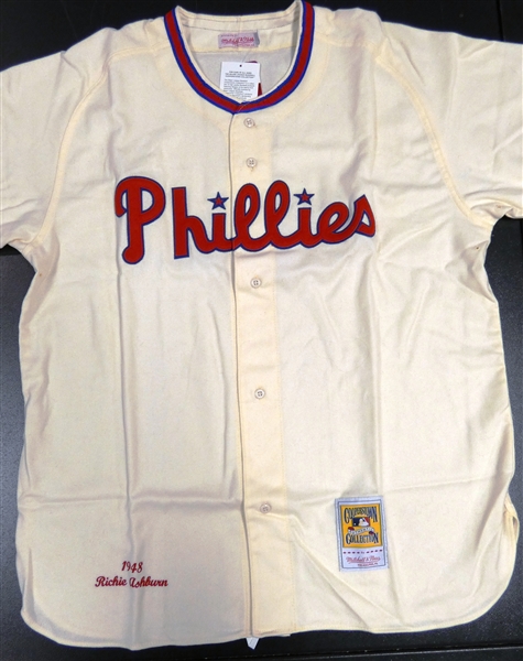 Richie Ashburn 1948 Phillies Mitchell & Ness Jersey