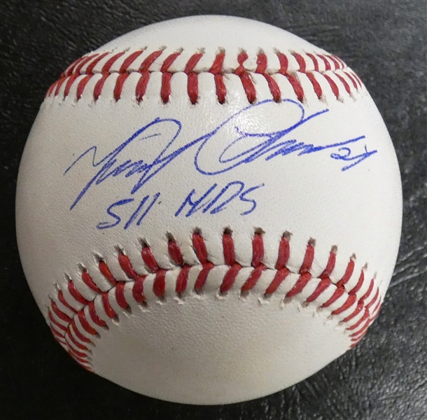 Miguel Cabrera Autographed Baseball w/ 511 HRs