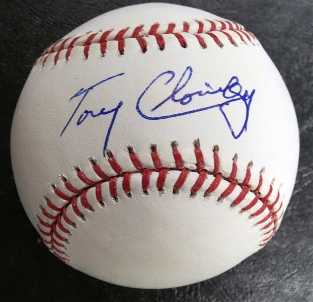 Tony Cloninger Autographed Baseball