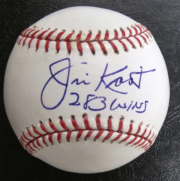 Jim Kaat Autographed Baseball