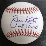 Jim Kaat Autographed Baseball