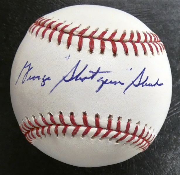 George Shuba Autographed Baseball