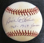 Bill Robinson Autographed Baseball