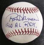 Ron Hansen Autographed Baseball