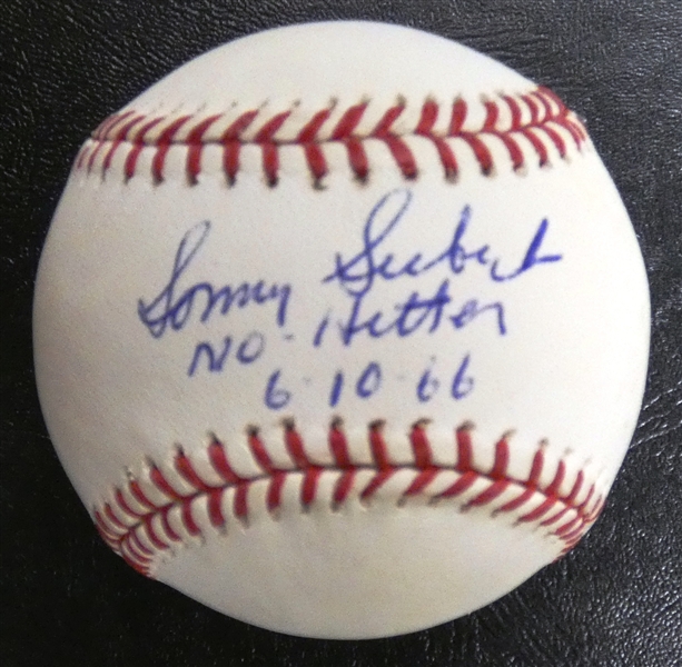 Sonny Siebert Autographed Baseball